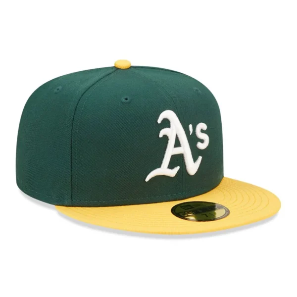 12572840_2 MLB Oakland Athletics Authentic On Field Dark Green 59FIFTY Fitted Cap